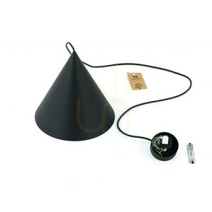 Cono Black Pendant Lamp 1 M small 8