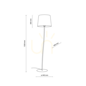Nicola Yellow Floor Lamp 1 S small 6