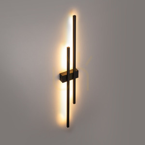 Flash Black Wall lamp 2 Led small 3
