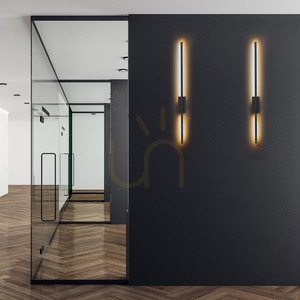 Flash Black Wall lamp 1 Led M small 1