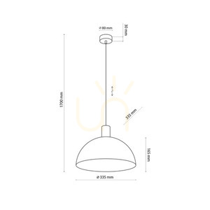 Oslo Brown Pendant Lamp 1 small 7
