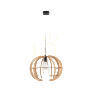 Venus Wood Pendant Lamp 1 M small 0