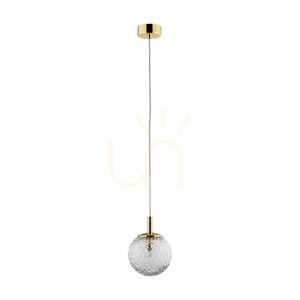 Cadix Gold Pendant Lamp 1 Pł small 0