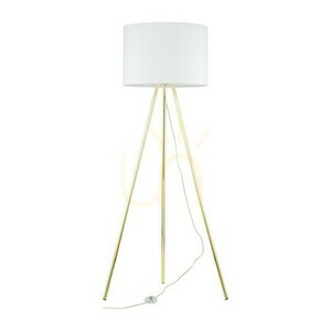 Umberto White Gold Floor Lamp 1 small 0