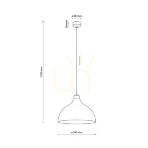 Cap Brown Pendant Lamp 1 small 15