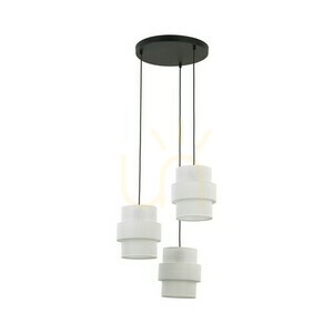 Calisto White Pendant Lamp 3 Circle small 6