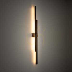Flash Wood Pine Wall lamp 2 Led small 3