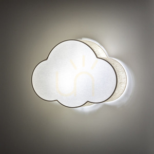 Cloud Linen Ceiling Lamp 2 small 1