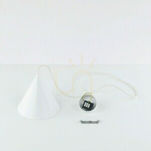 Cono White Pendant Lamp 1 S small 10
