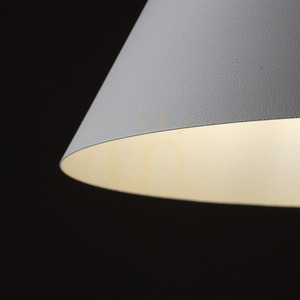 Cono White Pendant Lamp 1 M small 3
