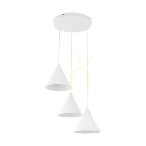 Cono White Pendant Lamp 3 Circle small 5