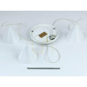 Cono White Pendant Lamp 3 Circle small 7