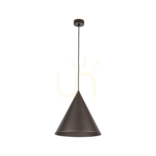 Check Cono Brown Pendant Lamp 1 L