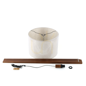 Grand Walnut Floor Lamp small 5