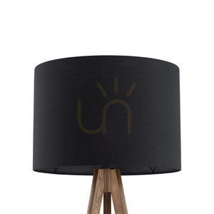 Grand Walnut Floor Lamp small 2