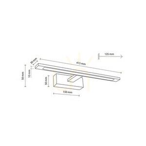 Gallery Led Black 12 W. small 5