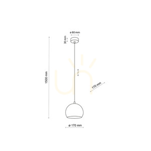 Zoe Brick Pendant Lamp 1 S small 6