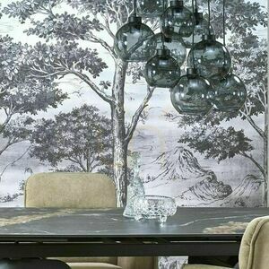 Cubus Graphite Pendant Lamp 9 Circle. small 11