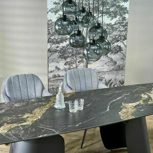 Cubus Graphite Pendant Lamp 9 Circle. small 15