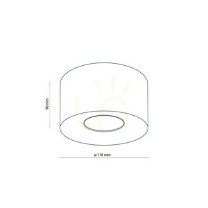 Orion S Gold Ceiling Lamp 1 small 4
