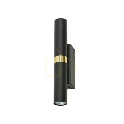 Check Lagos Black Gold Wall lamp 2