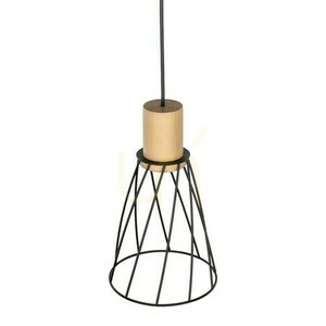 Modesto Wood Pine Pendant Lamp 1 small 3