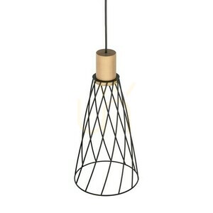 Modesto Wood Pine Pendant Lamp 1 small 4