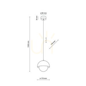 Bono Beige Pendant Lamp 1 small 7
