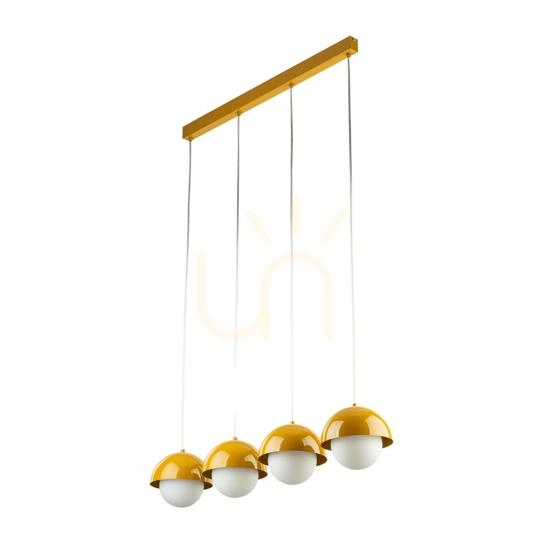 Bono Ochre Pendant Lamp 4 Strip.