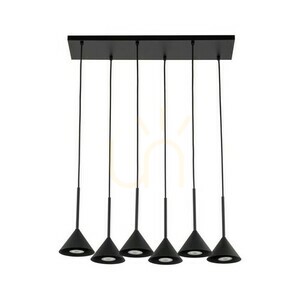 Cono Mini Black Pendant Lamp 6 small 15