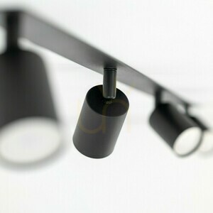 Nex Black 4 Xgu10 Flush Mounted Ceiling Lamp small 6