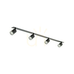 Nex Black 4 Xgu10 Flush Mounted Ceiling Lamp small 0