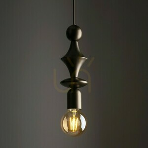 Tower Brown Pendant Lamp 1 Xe27 small 2