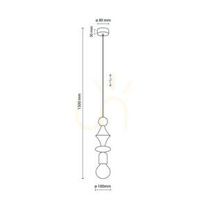 Tower Brown Pendant Lamp 1 Xe27 small 7