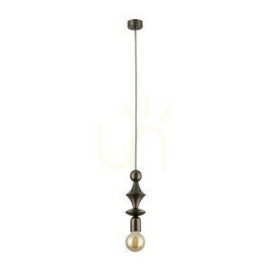 Tower Brown Pendant Lamp 1 Xe27 small 0