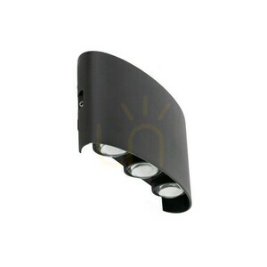 Arrow Black Led wall lamp ip 54 small 4