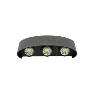 Arrow Black Led wall lamp ip 54 small 7