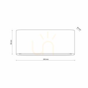 Arwena L Black Wall lamp ip 54 small 4