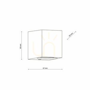 Axis Gray Wall lamp 1 Xgu10 small 7