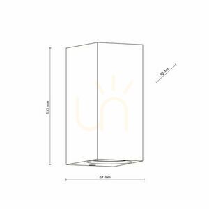Axis Gray Wall lamp 2 Xgu10 small 6