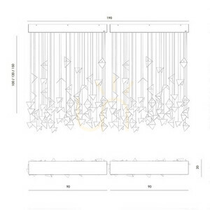 🔥 FALL 2 rust art pendant lamp LGH0931 - Gie El loft chandelier 🎨💡 small 7