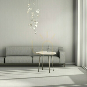 🌟 PORTAL cream art chandelier LGH0830 - Gie El loft pendant lamp 🕊️ small 5
