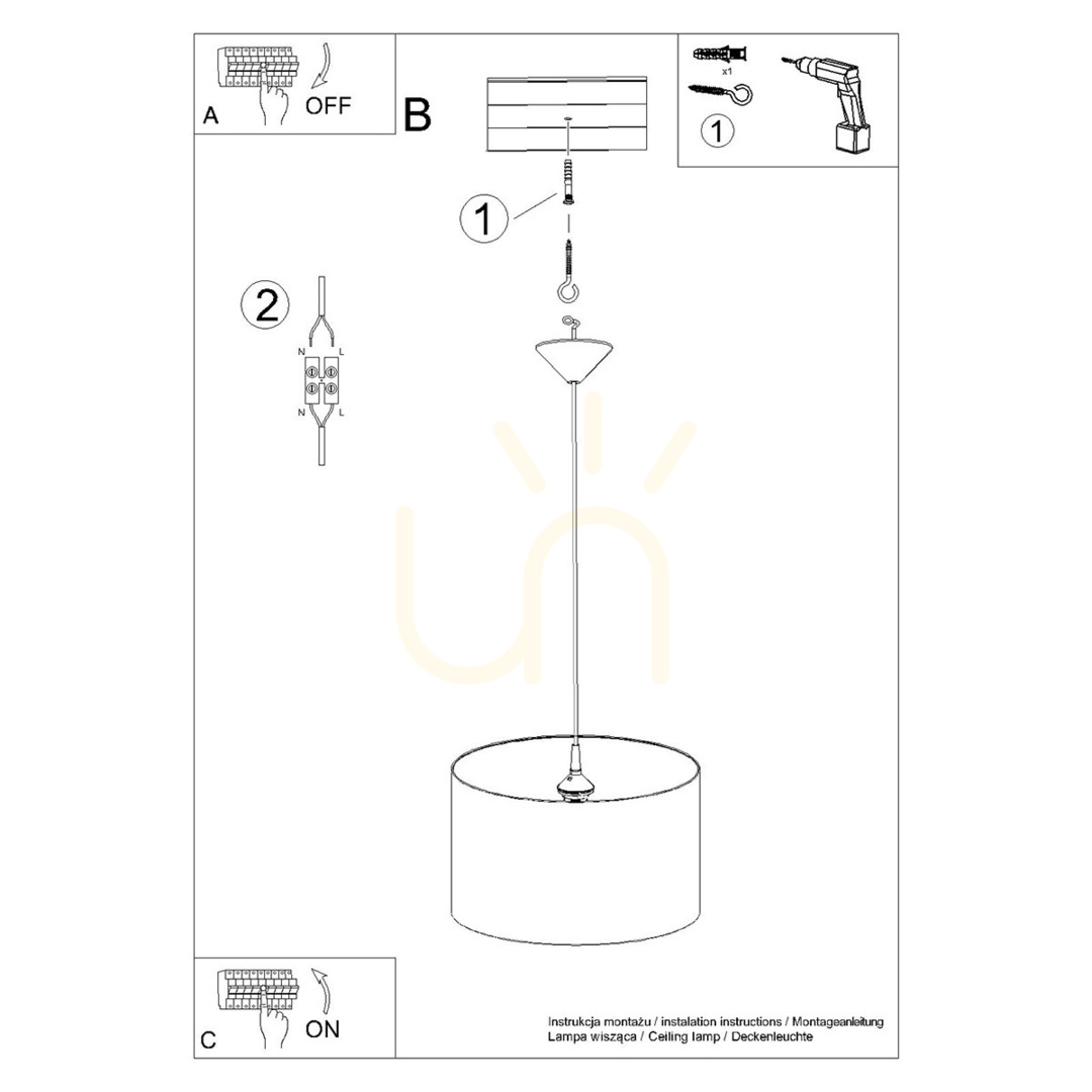 Show Pendant lamp CAT 40 Sollux Pendant lamp CAT 40 Sollux