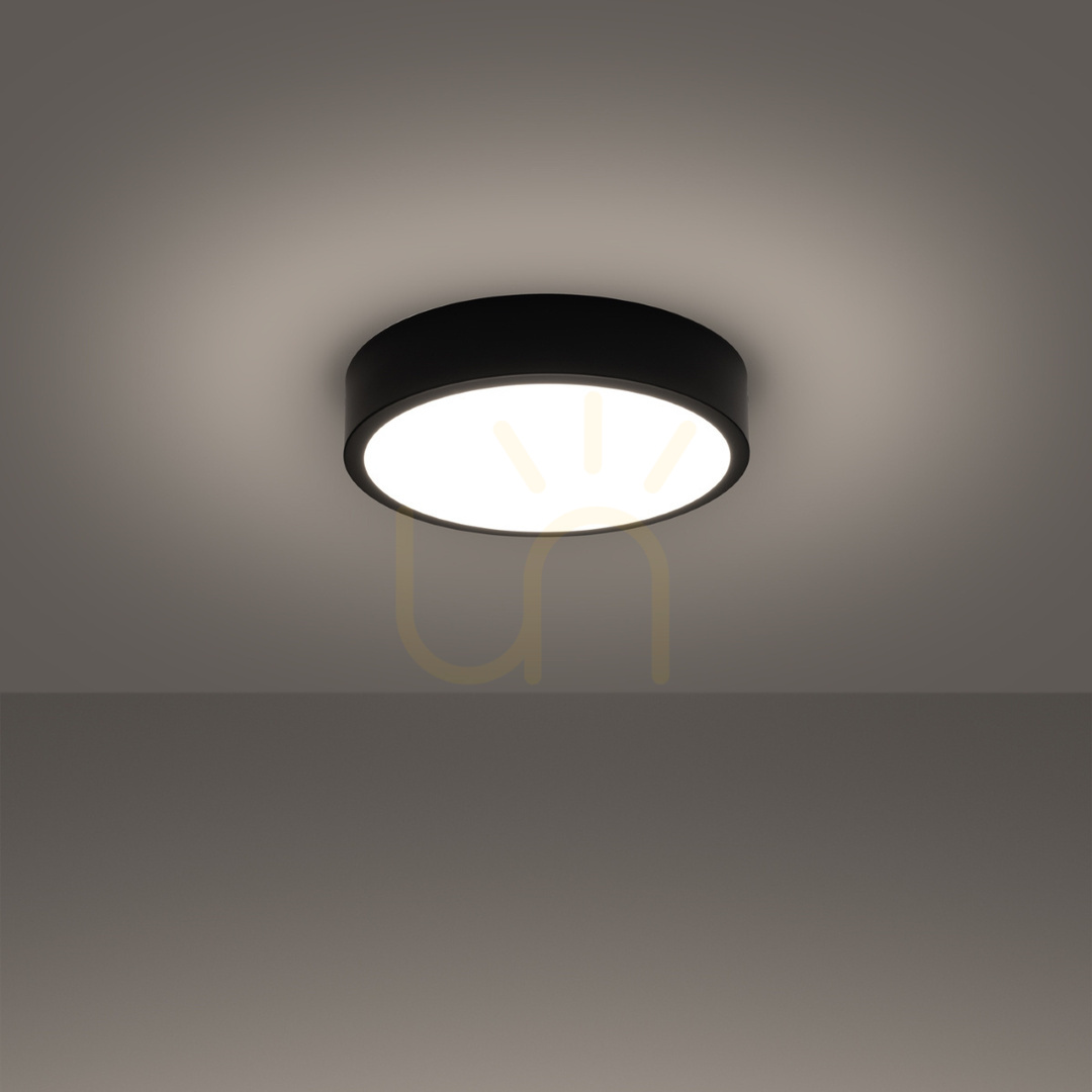 View Ceiling lamp ONYX 30 black LED 3000K Sollux Ceiling lamp ONYX 30 black LED 3000K Sollux