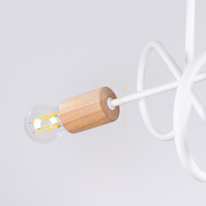 Chandelier EMBER 3 white Sollux small 5
