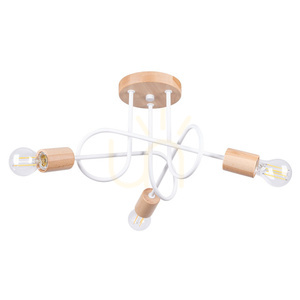 Chandelier EMBER 3 white Sollux small 0