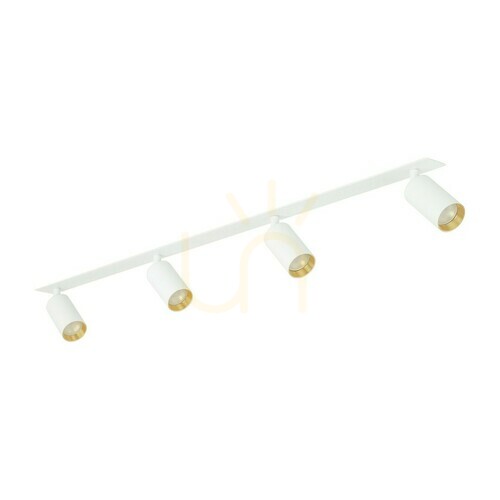 Check Amis White 4 Xgu10 Flush Mounted