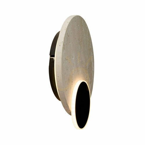 Check Wall Light Max Light Travertino 14W 3000K Natural Stone Steel 25 cm W0395