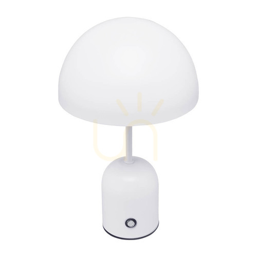 Check Italux Cantia TB-75839-WH desk lamp, LED 2 W, 85 lm, 3000/4000/6000 K, touch dimming, rechargeable, white, 30 cm high