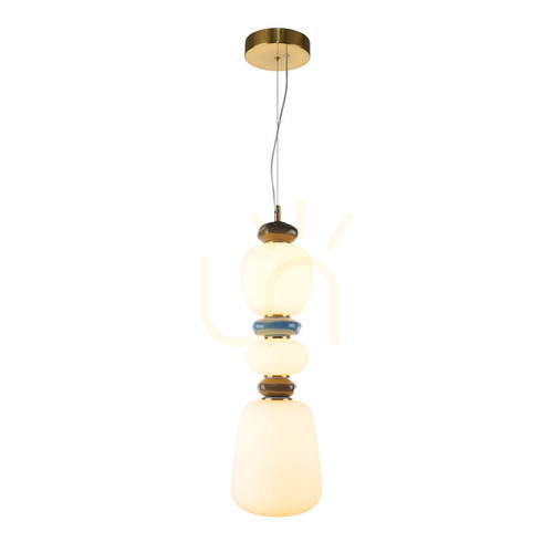 Check Pendant Light Italux Evans LED Gold Glass Ceramic 17 cm PND-94981V-3A-GD
